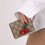 Gucci Monogram Cherries Wallet - FashioNica