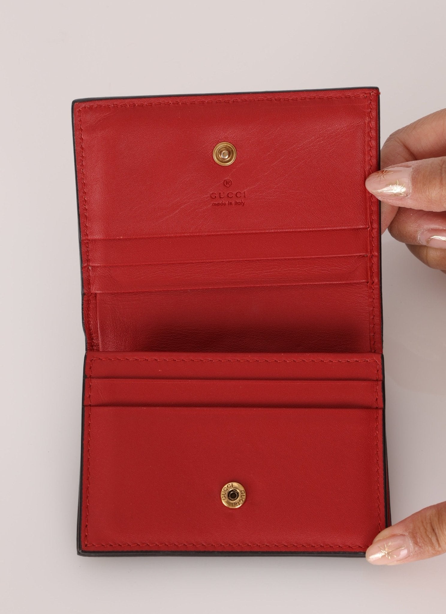 Gucci Monogram Cherries Wallet - FashioNica