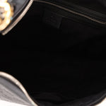 Gucci Monogram Embossed Leather Hobo - FashioNica