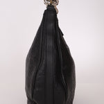 Gucci Monogram Embossed Leather Hobo - FashioNica