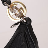 Gucci Monogram Embossed Leather Hobo - FashioNica