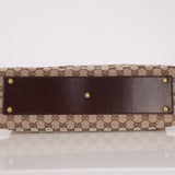 Gucci Monogram Leather Braided Tote - FashioNica