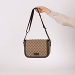 Gucci Monogram Messenger Bag - FashioNica
