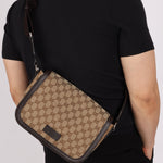 Gucci Monogram Messenger Bag - FashioNica