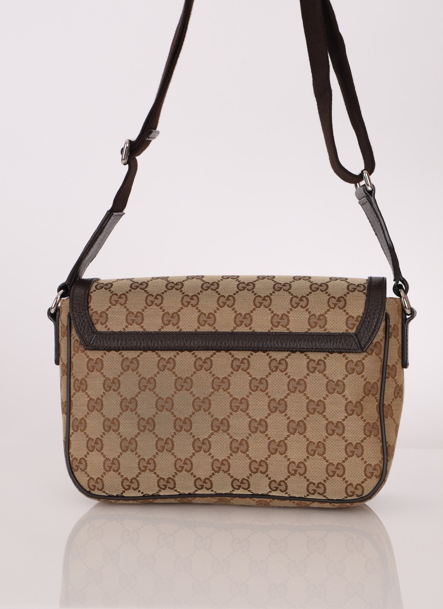 Gucci Monogram Messenger Bag - FashioNica