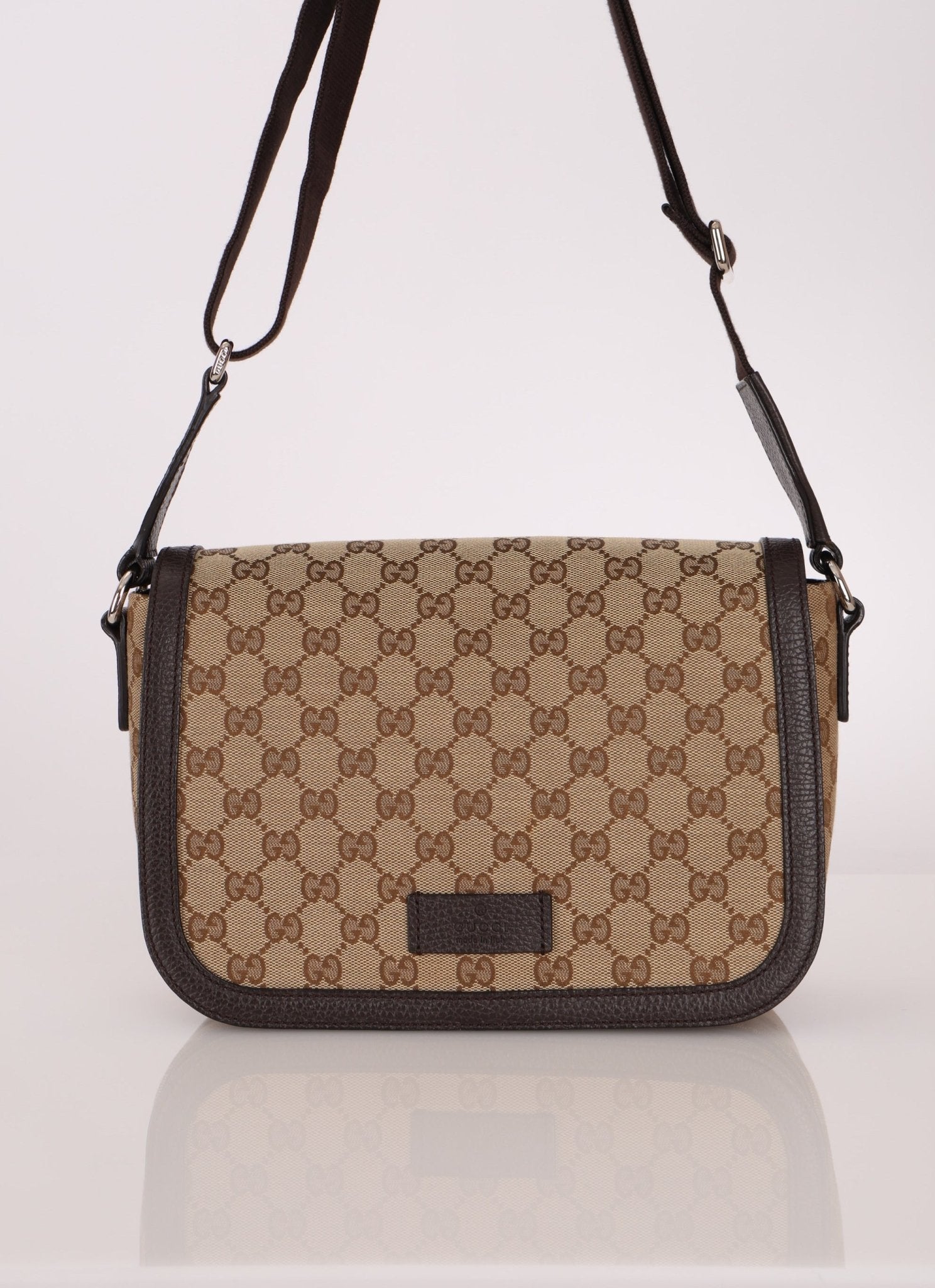 Gucci Monogram Messenger Bag - FashioNica