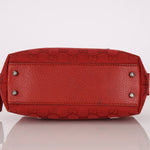 Gucci Monogram Mini Red Boston Bag - FashioNica