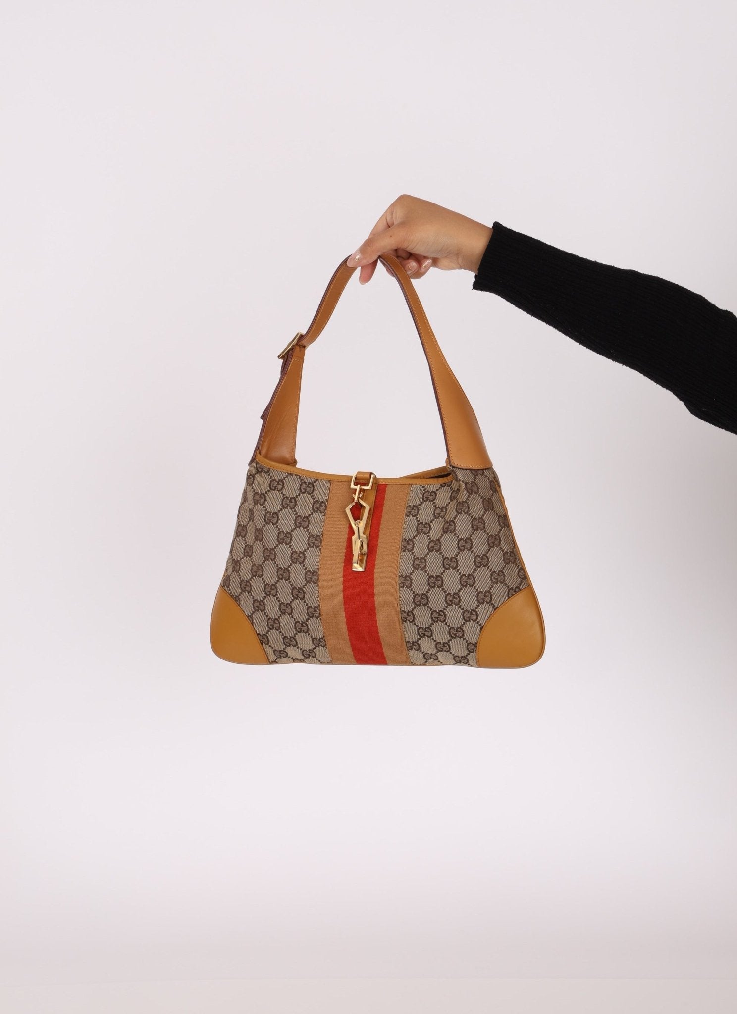 Gucci Monogram Small Vintage Jackie - FashioNica