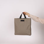 Gucci Monogram Supreme Canvas Tote Bag - FashioNica
