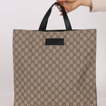 Gucci Monogram Supreme Canvas Tote Bag - FashioNica