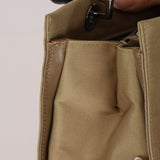 Gucci Taupe Nylon Bamboo Top Handle - FashioNica