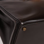 Hermès 1979 Chocolate Box Retourne Kelly 32 with Strap - FashioNica