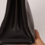 Hermès 1979 Chocolate Box Retourne Kelly 32 with Strap - FashioNica