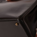 Hermès 1979 Chocolate Box Retourne Kelly 32 with Strap - FashioNica