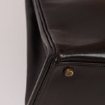 Hermès 1979 Chocolate Box Retourne Kelly 32 with Strap - FashioNica