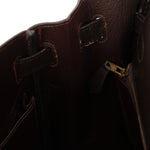 Hermès 1979 Chocolate Box Retourne Kelly 32 with Strap - FashioNica