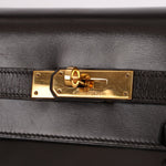 Hermès 1979 Chocolate Box Retourne Kelly 32 with Strap - FashioNica