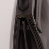 Hermès 1979 Chocolate Box Retourne Kelly 32 with Strap - FashioNica