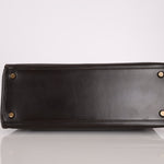 Hermès 1979 Chocolate Box Retourne Kelly 32 with Strap - FashioNica