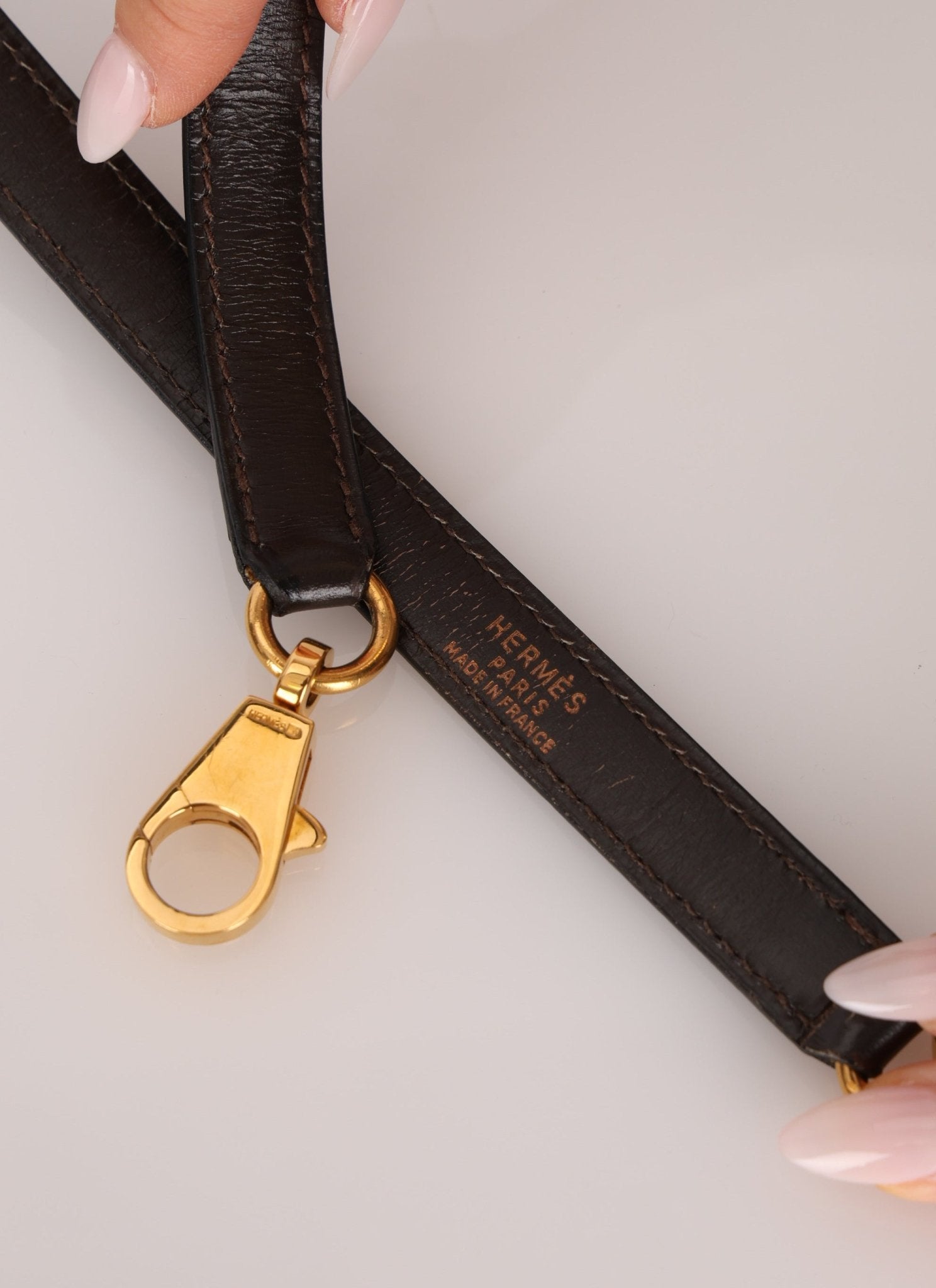 Hermès 1991 Chocolate Box Kelly 35 GHW - FashioNica