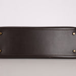 Hermès 1991 Chocolate Box Kelly 35 GHW - FashioNica