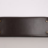 Hermès 1991 Chocolate Box Kelly 35 GHW - FashioNica