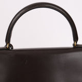 Hermès 1991 Chocolate Box Kelly 35 GHW - FashioNica