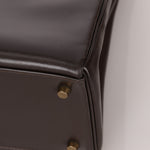 Hermès 1991 Chocolate Box Kelly 35 GHW - FashioNica