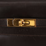 Hermès 1991 Chocolate Box Kelly 35 GHW - FashioNica