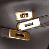 Hermès 1991 Chocolate Box Kelly 35 GHW - FashioNica