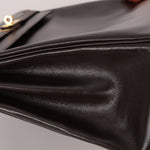 Hermès 1991 Chocolate Box Kelly 35 GHW - FashioNica