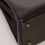 Hermès 1991 Chocolate Box Kelly 35 GHW - FashioNica