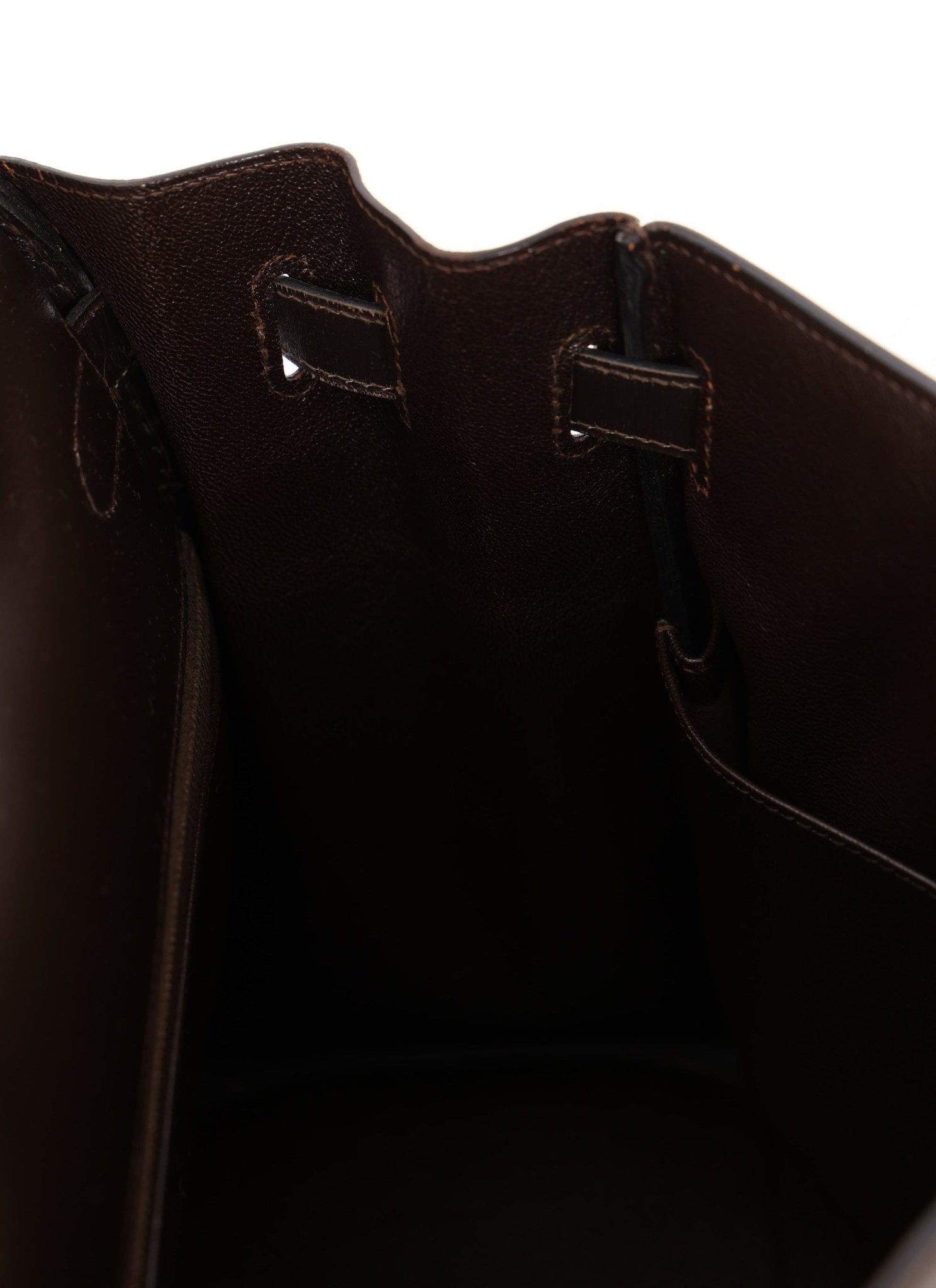 Hermès 1991 Chocolate Box Kelly 35 GHW - FashioNica