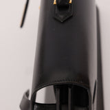 Hermès 2000 Noir Box Kelly Dépêches 38 GHW - FashioNica