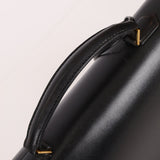 Hermès 2000 Noir Box Kelly Dépêches 38 GHW - FashioNica
