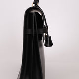 Hermès 2000 Noir Box Kelly Dépêches 38 GHW - FashioNica