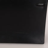 Hermès 2000 Noir Box Kelly Dépêches 38 GHW - FashioNica