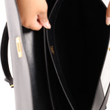 Hermès 2000 Noir Box Kelly Dépêches 38 GHW - FashioNica