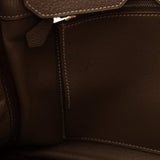 Hermès 2008 Etoupe Clemence Retourne Birkin 35 - FashioNica