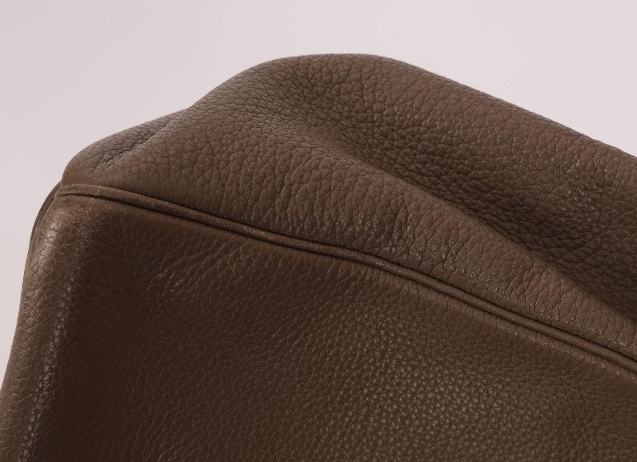 Hermès 2008 Etoupe Clemence Retourne Birkin 35 - FashioNica