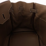 Hermès 2008 Etoupe Clemence Retourne Birkin 35 - FashioNica