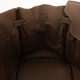 Hermès 2008 Etoupe Clemence Retourne Birkin 35 - FashioNica