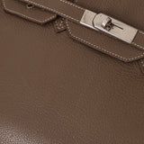 Hermès 2008 Etoupe Clemence Retourne Birkin 35 - FashioNica