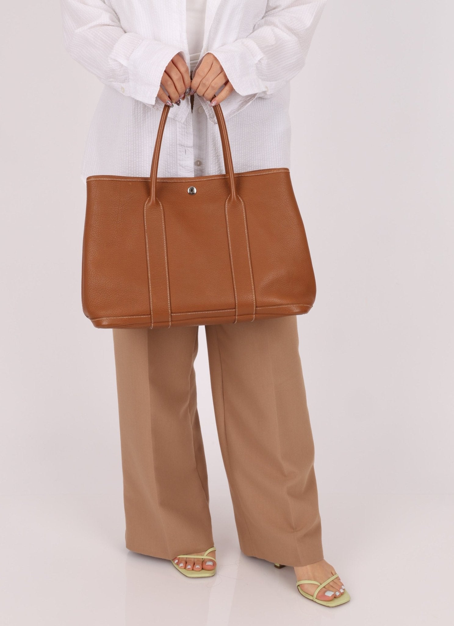 Hermès 2008 Gold Negonda Garden Party 36 PHW - FashioNica