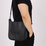 Hermès 2012 Noir Epsom Evelyne PM Gen l - FashioNica
