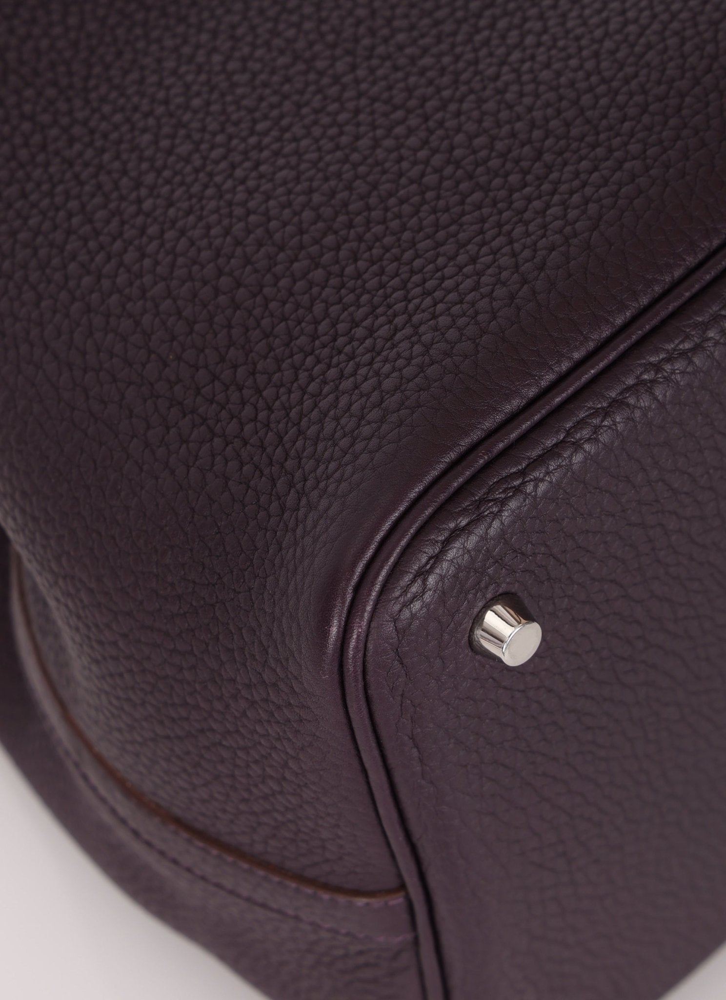 Hermès 2014 Raisin Taurillon Clemence Picotin 22 PHW - FashioNica