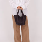 Hermès 2014 Raisin Taurillon Clemence Picotin 22 PHW - FashioNica