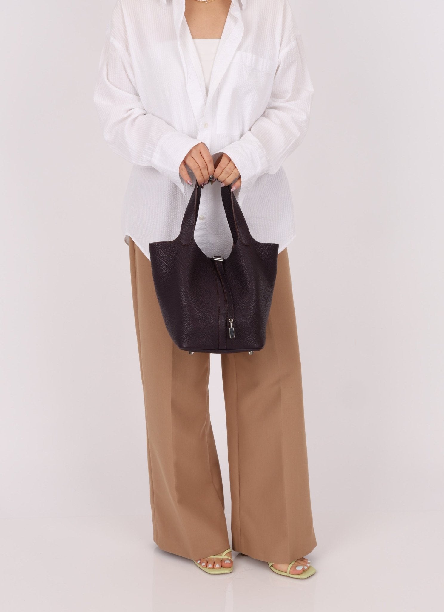 Hermès 2014 Raisin Taurillon Clemence Picotin 22 PHW - FashioNica