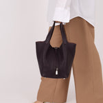 Hermès 2014 Raisin Taurillon Clemence Picotin 22 PHW - FashioNica