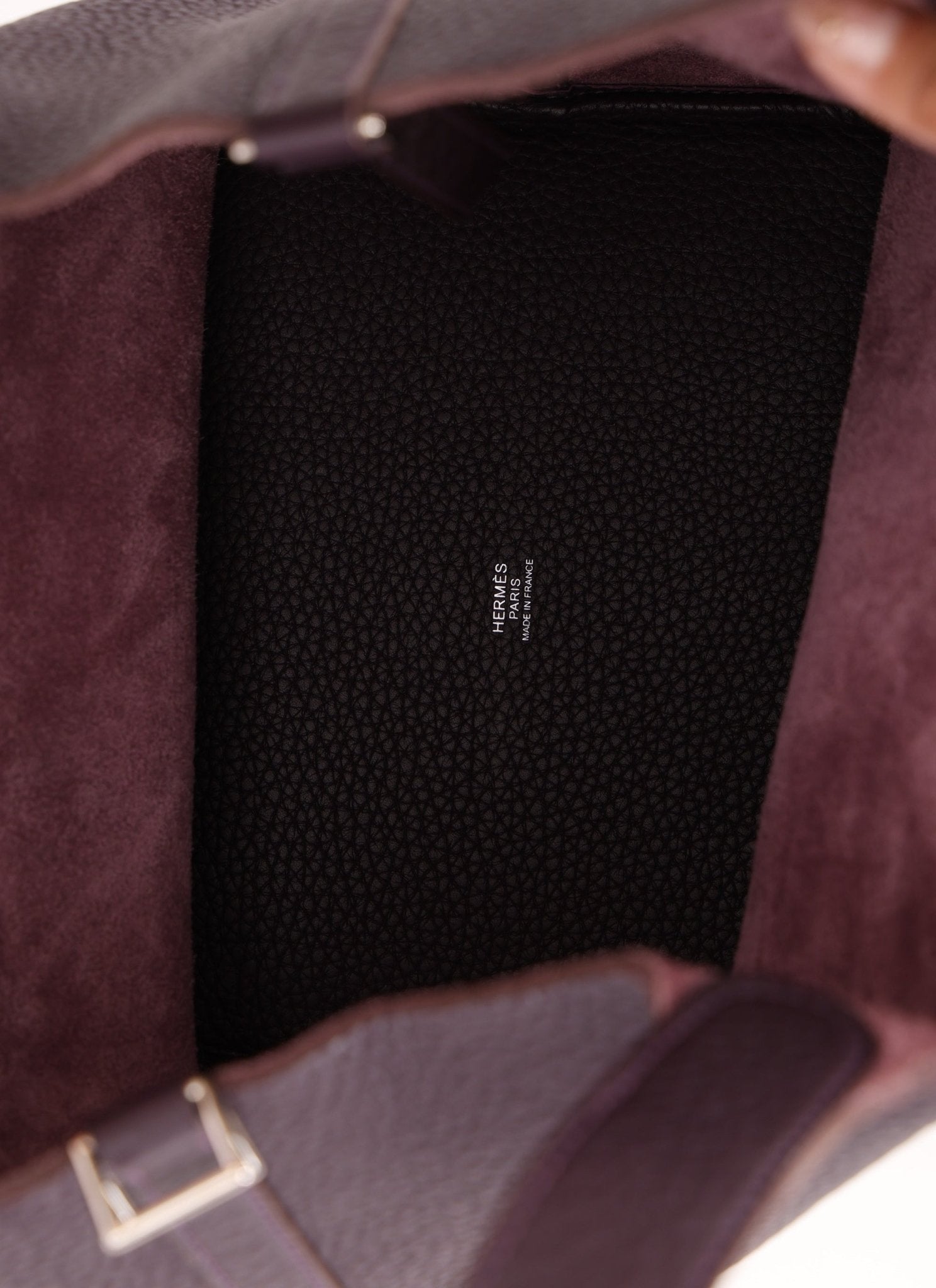 Hermès 2014 Raisin Taurillon Clemence Picotin 22 PHW - FashioNica